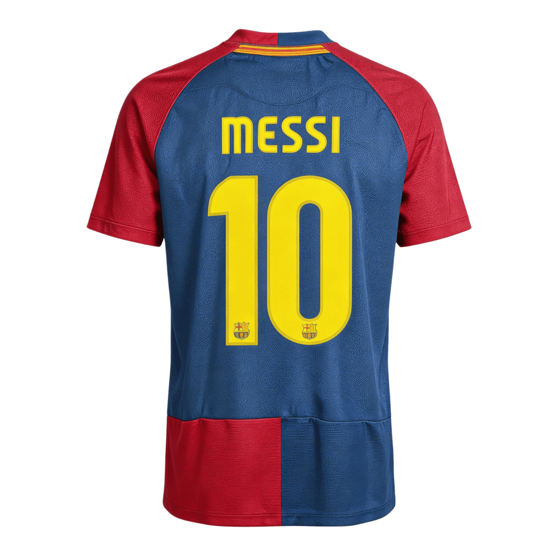 Retro Soccer Jersey MESSI #10 Barcelona Home 2008/09 - UCL Final - UCL - gogoalshop