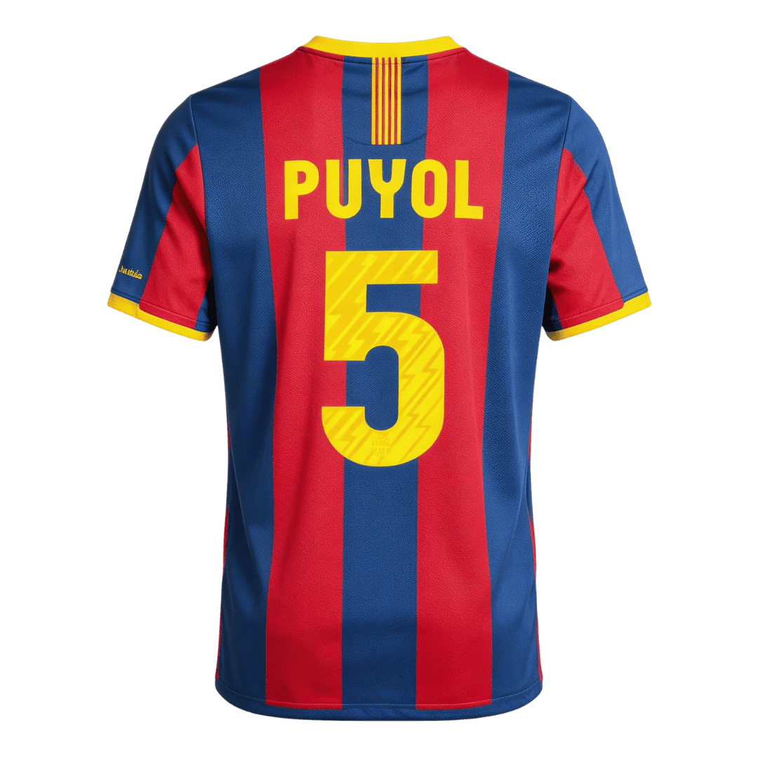 Retro Soccer Jersey PUYOL #5 Barcelona Home 2010/11 - gogoalshop