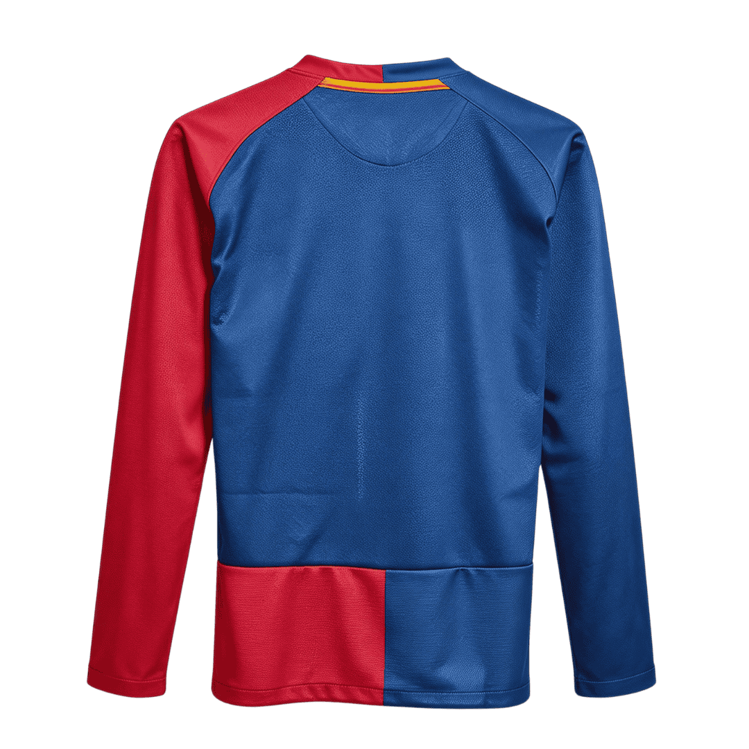 Retro Soccer Jersey Barcelona Home Long Sleeve 2008/09 - UCL Final - gogoalshop