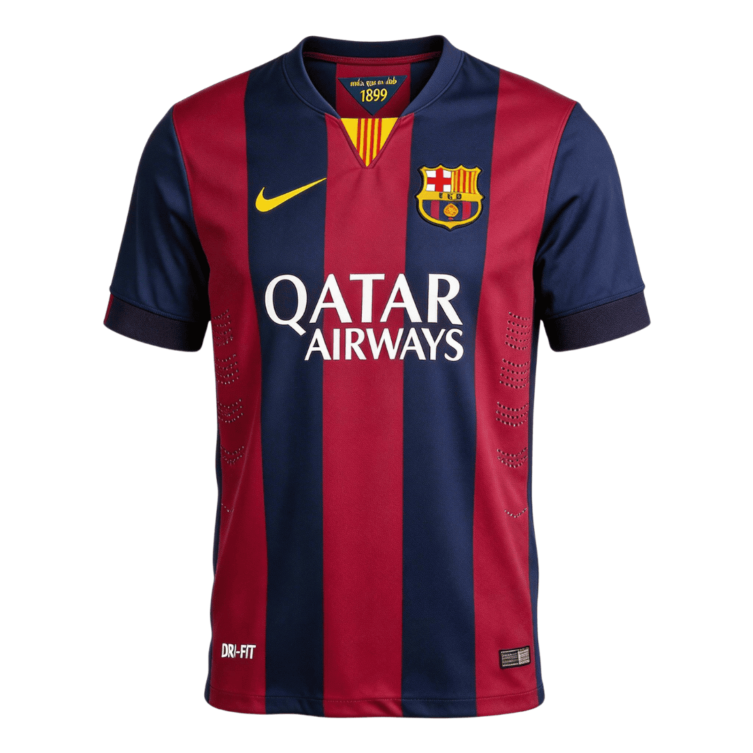 Retro Soccer Jersey MESSI #10 Barcelona Home 2014/15 - gogoalshop
