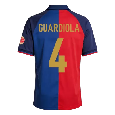 Retro Soccer Jersey GUARDIOLA #4 Barcelona Home 1999/00 - gogoalshop