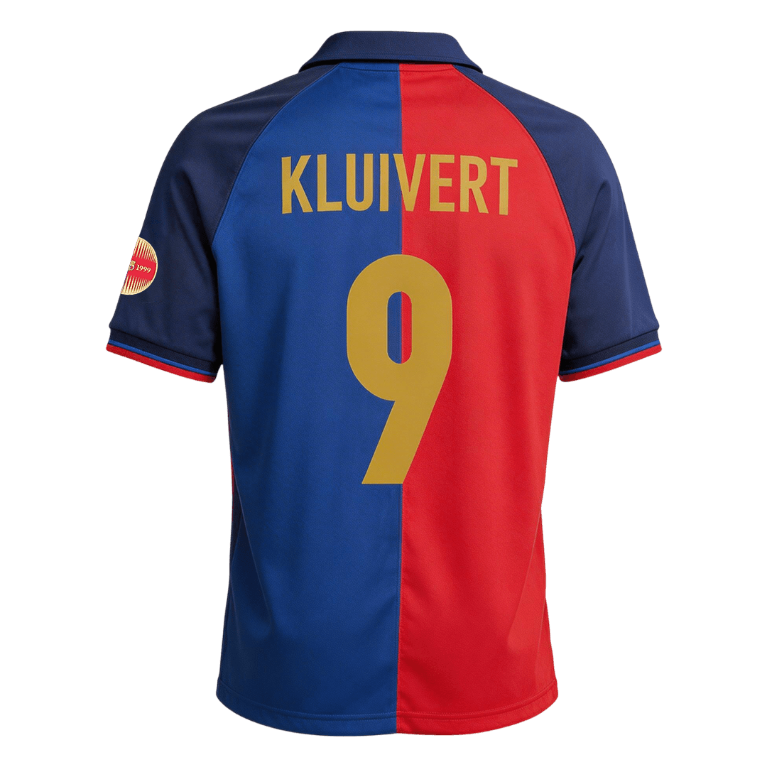 Retro Soccer Jersey KLUIVERT #9 Barcelona Home 1999/00 - gogoalshop