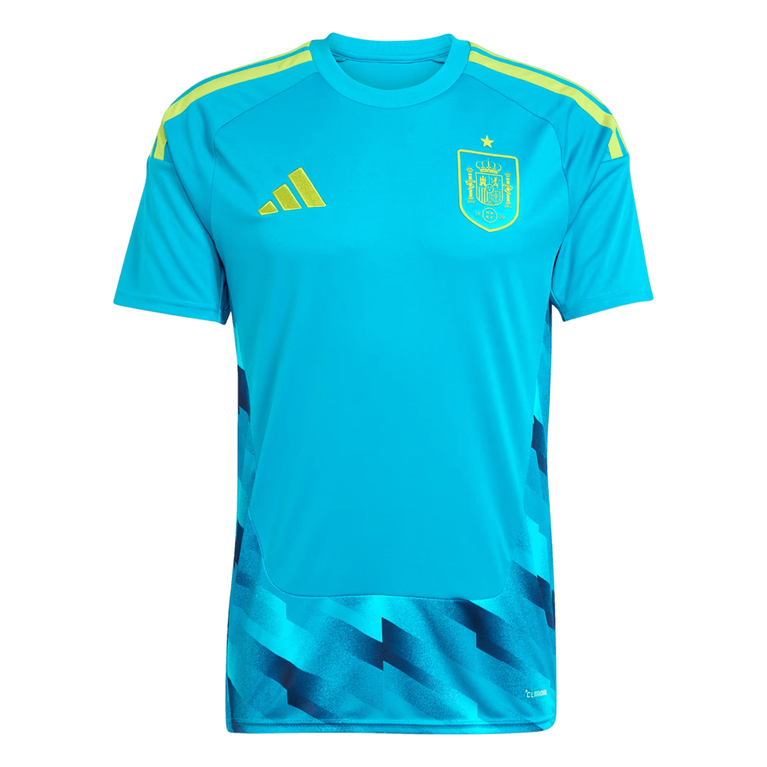 Spain Goalkeeper Soccer Jersey World Cup 2026 Blue - gogoalshop