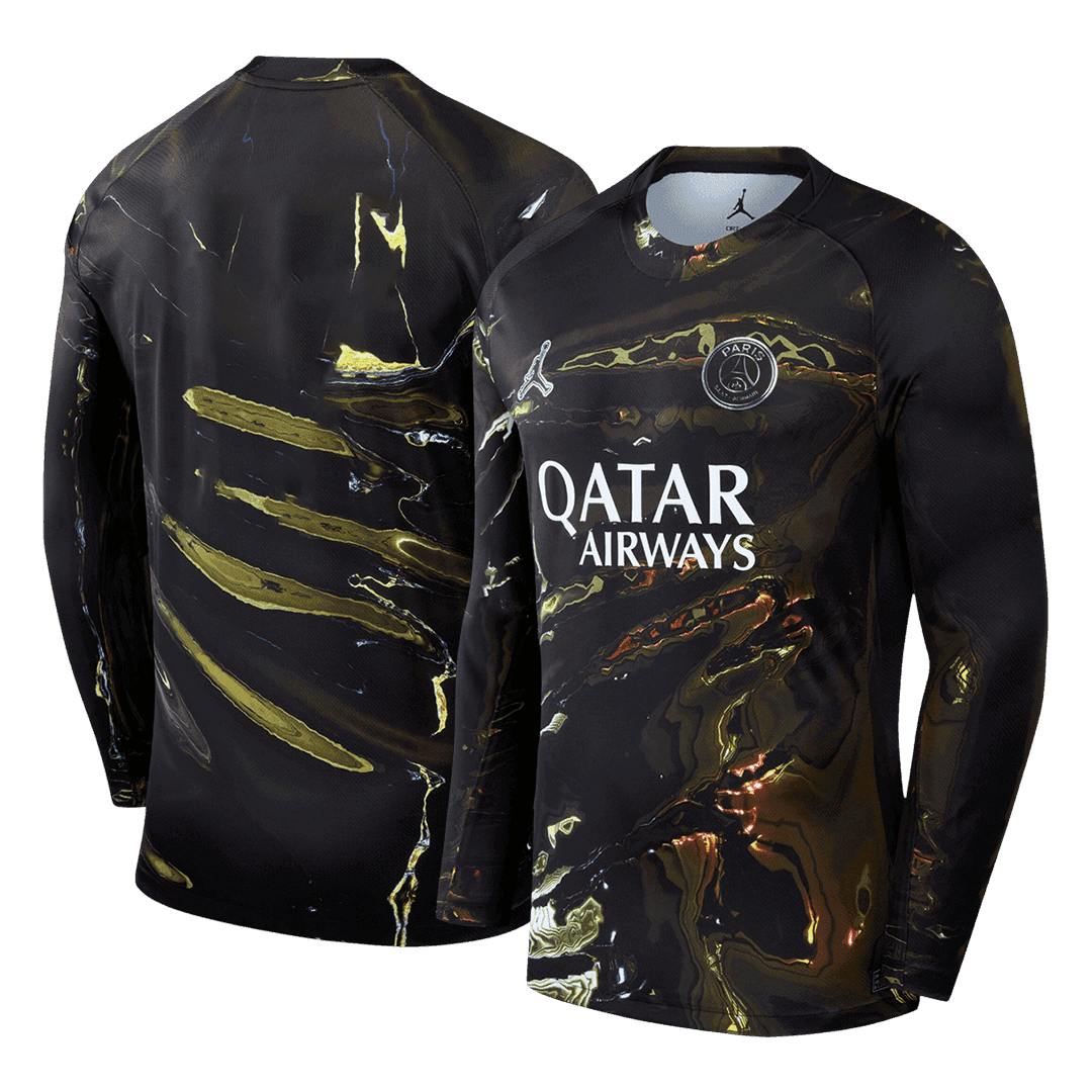 PSG Jordan Night Edition Long Sleeve Jersey 2025/26 - gogoalshop