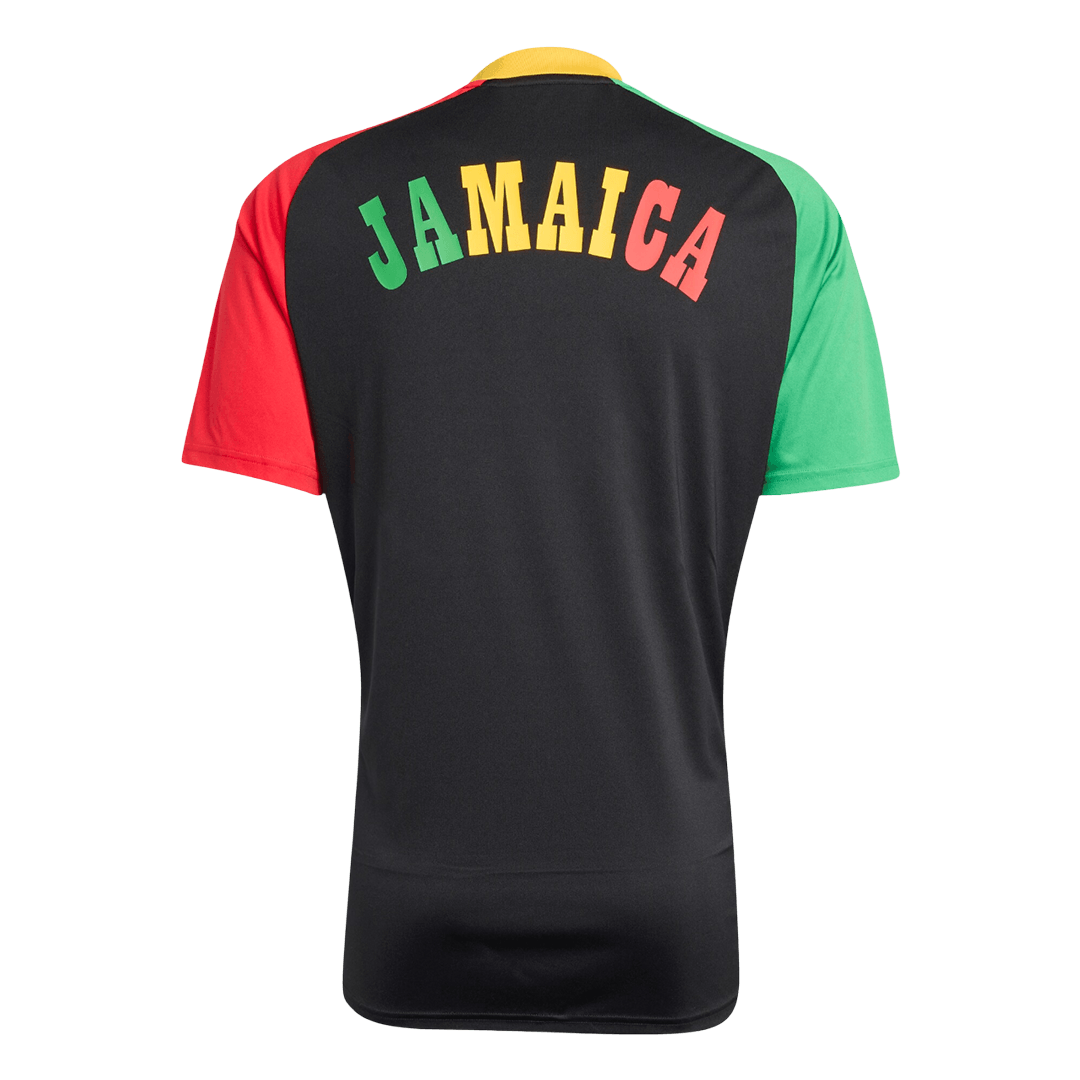 Jamaica Pre-Match Soccer Jersey World Cup 2026 Black - gogoalshop