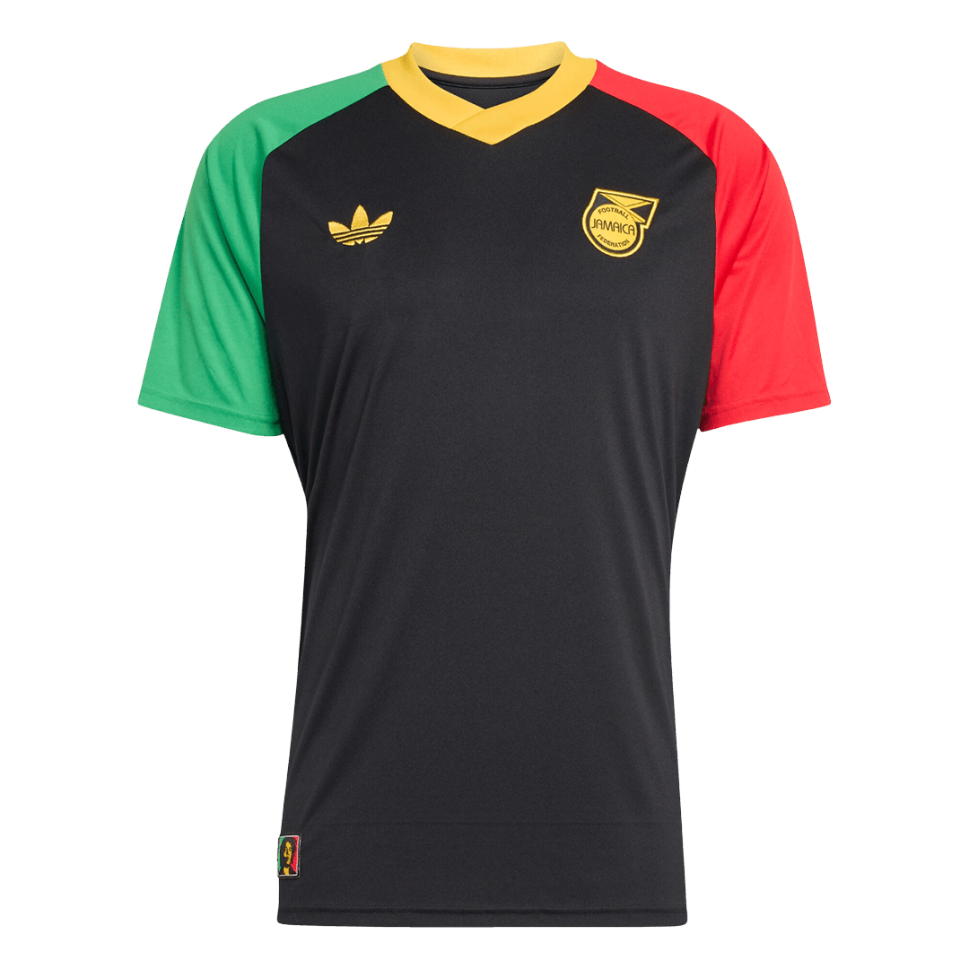 Jamaica Pre-Match Soccer Jersey World Cup 2026 Black - gogoalshop