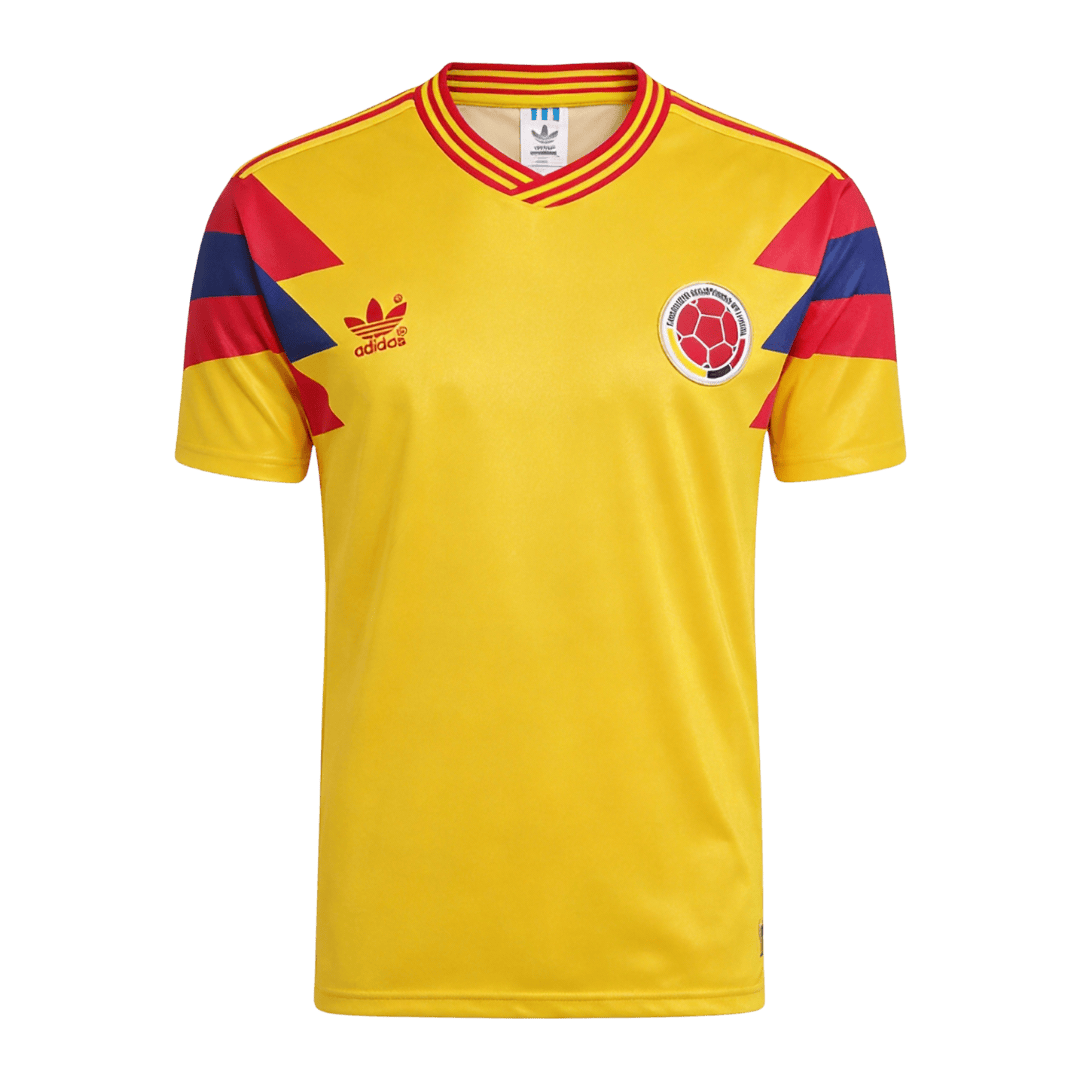 Retro Soccer Jersey Colombia Home 1990 - gogoalshop