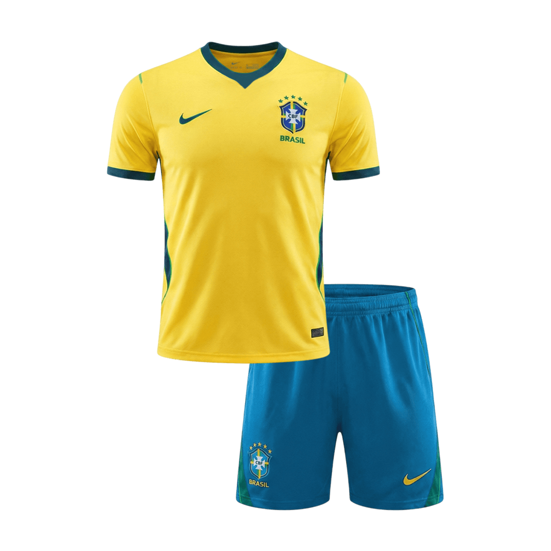 Brazil Home Kids Soccer Jerseys Kit World Cup 2026 - gogoalshop