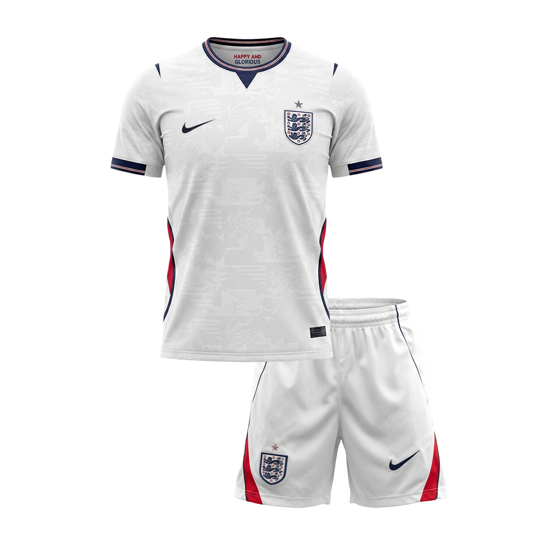 England Home World Cup Kids Soccer Jerseys Kit 2026 - gogoalshop