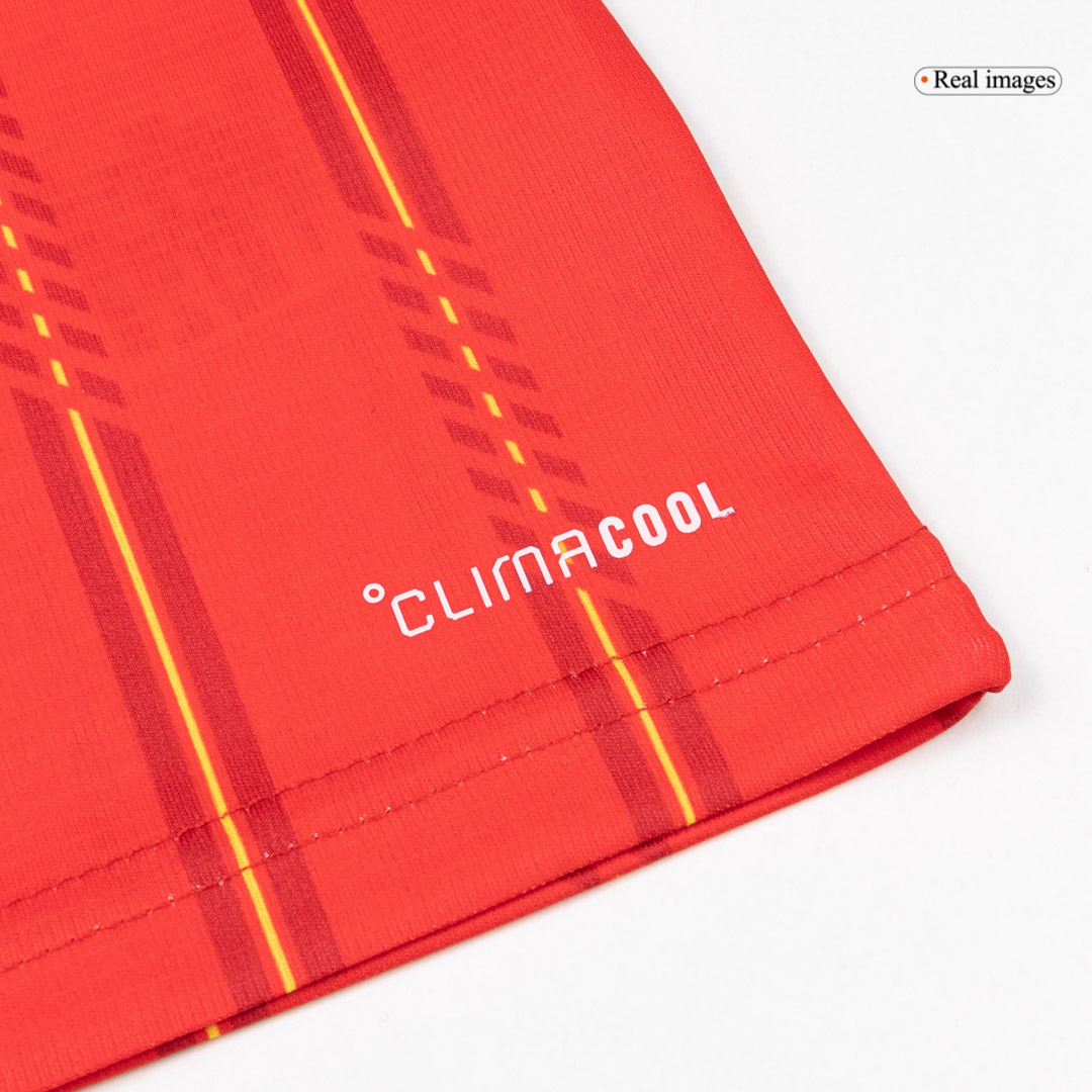 Spain Home World Cup Kids Soccer Jerseys Kit 2026 - gogoalshop