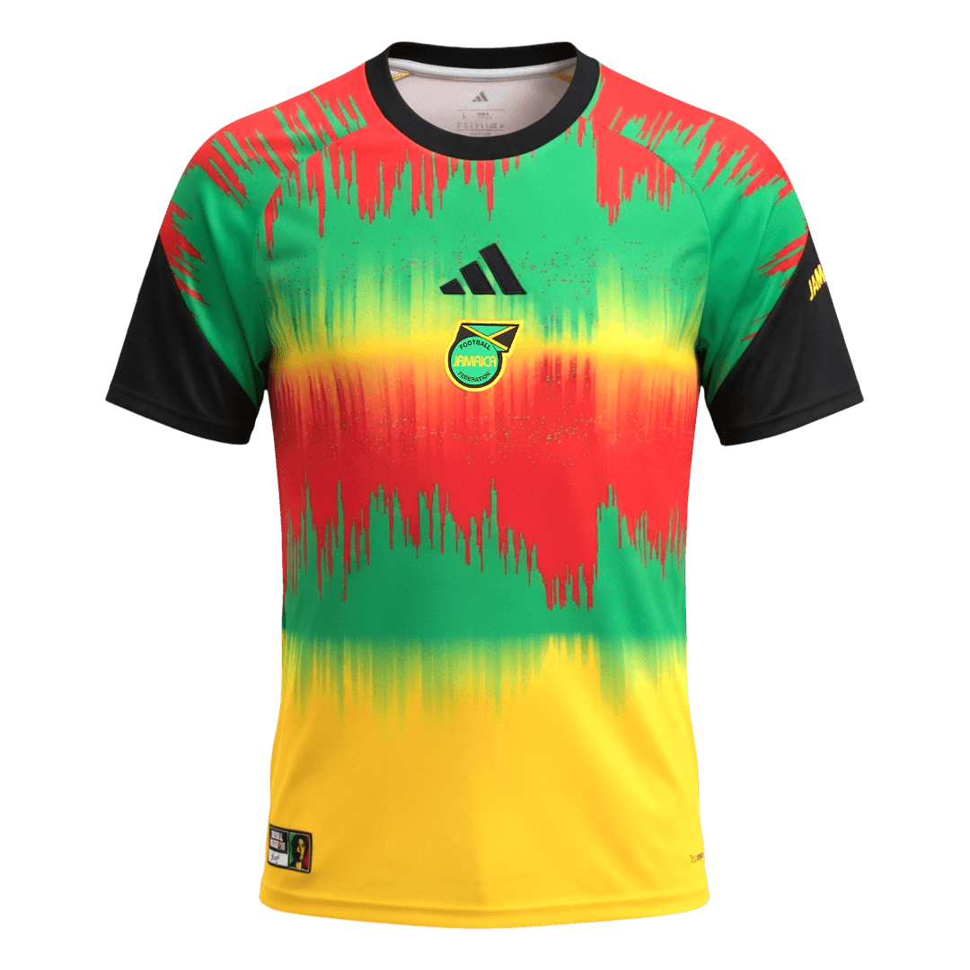 Jamaica Pre-Match Soccer Jersey World Cup 2026 Colorful | Gogoalshop