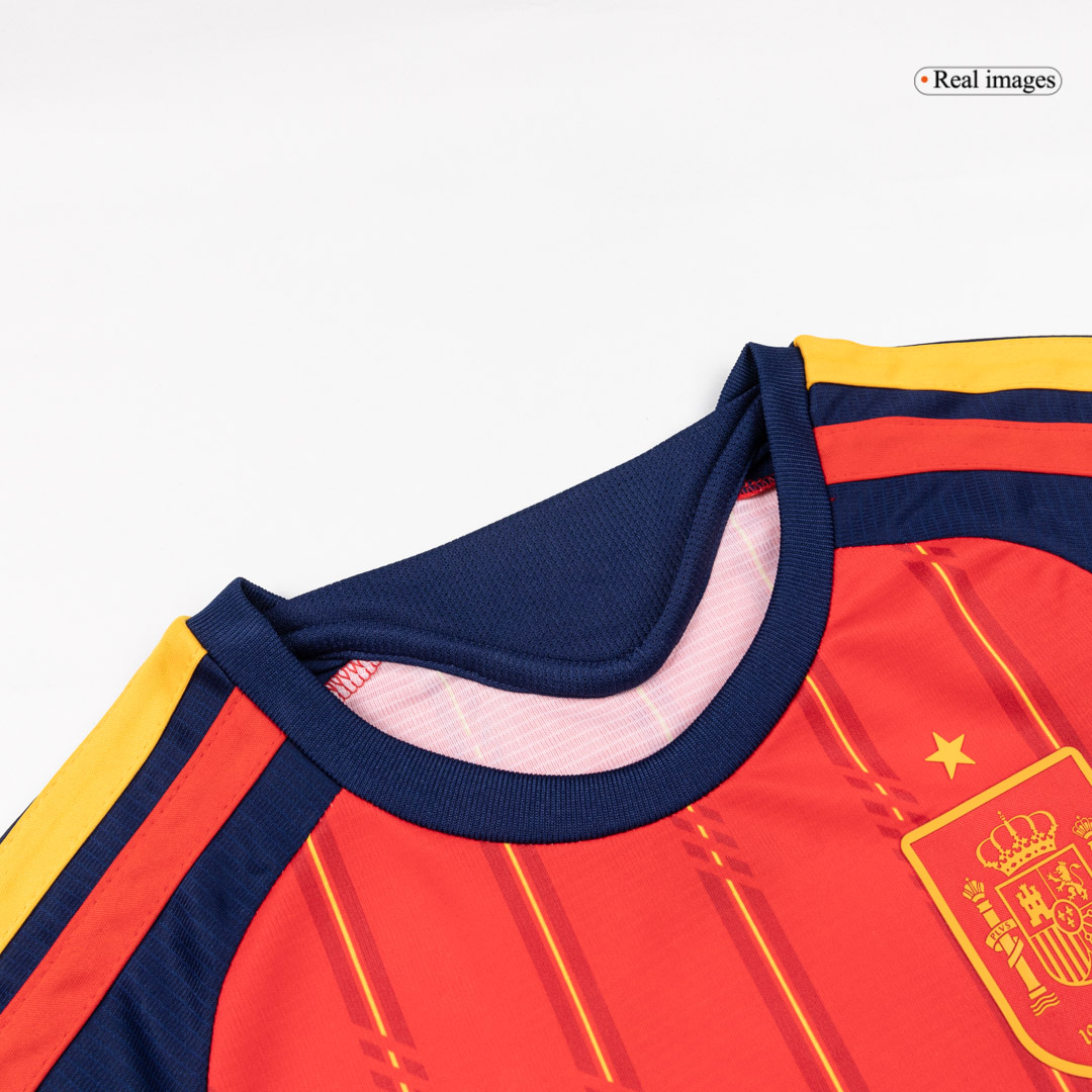 Spain Home World Cup Kids Soccer Jerseys Full Kit 2026 - gogoalshop