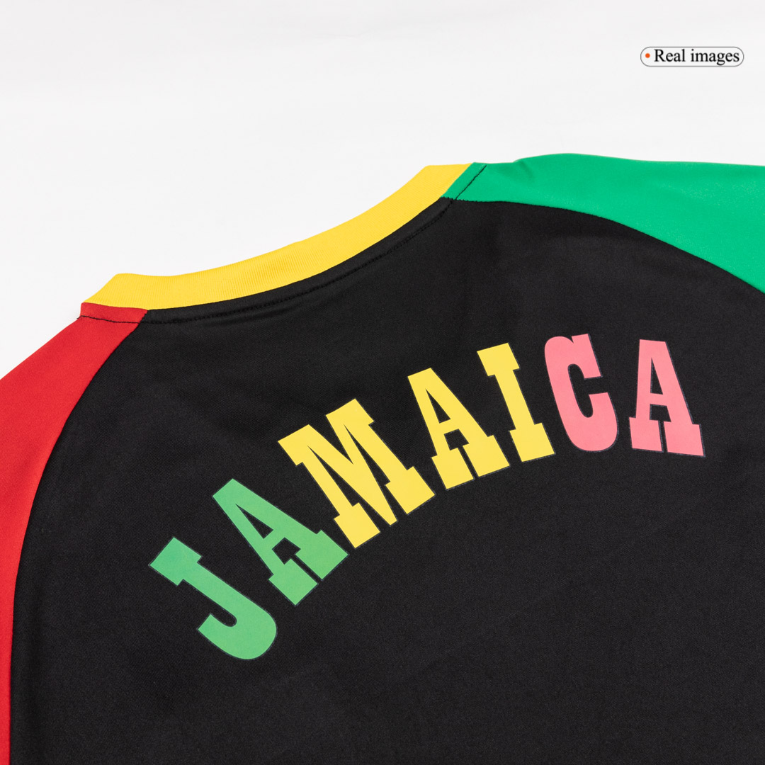 Jamaica Pre-Match Soccer Jersey World Cup 2026 Black - gogoalshop