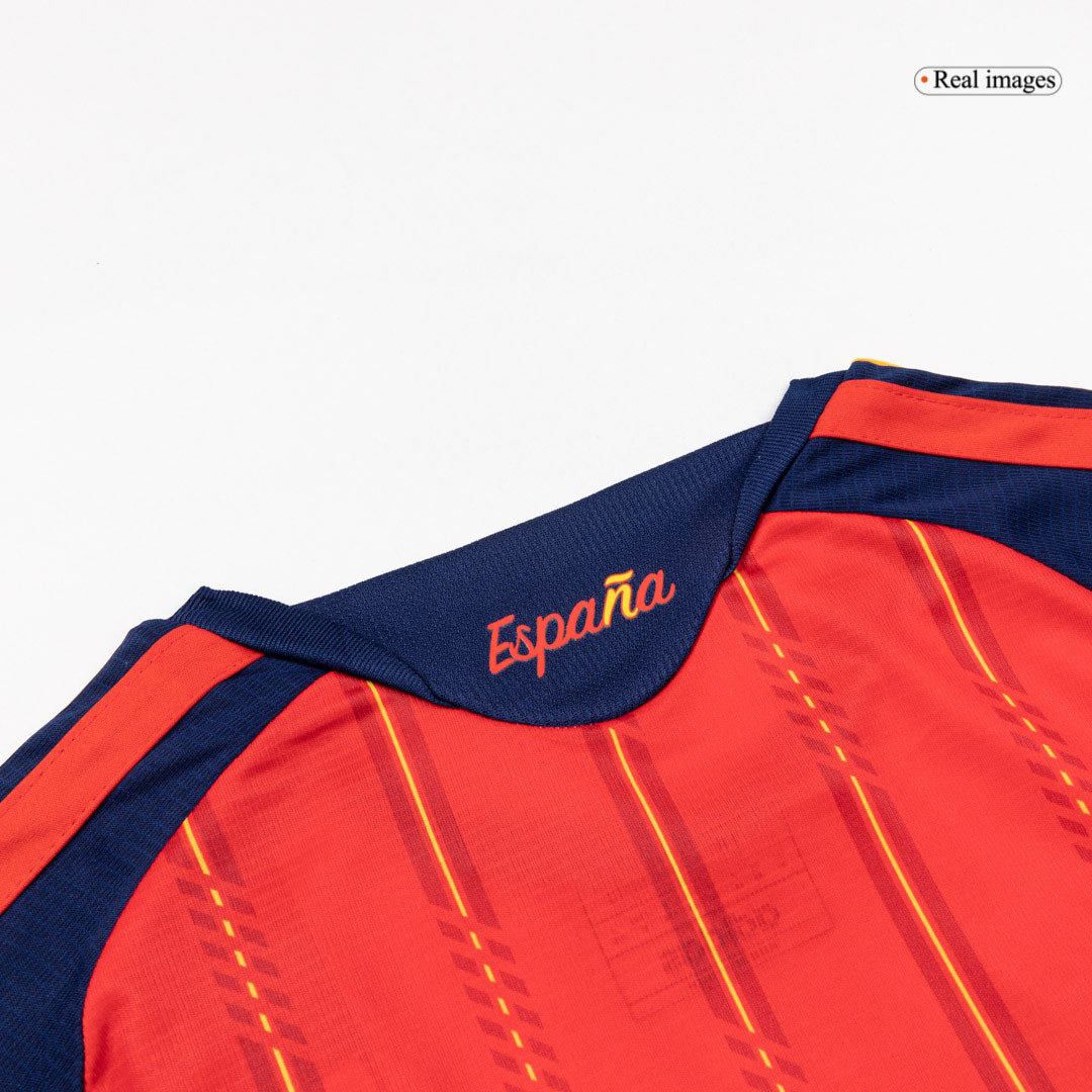 Spain Home World Cup Kids Soccer Jerseys Kit 2026 - gogoalshop