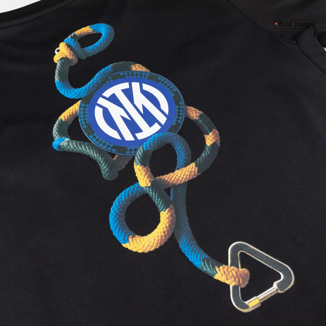 Inter Milan Pre-Match Soccer Jersey 2025/26 Black - gogoalshop