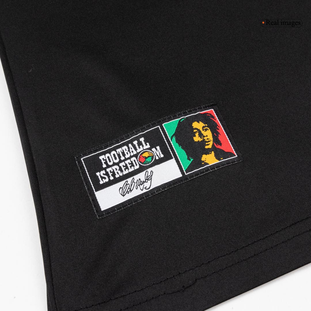 Jamaica Pre-Match Soccer Jersey World Cup 2026 Black - gogoalshop