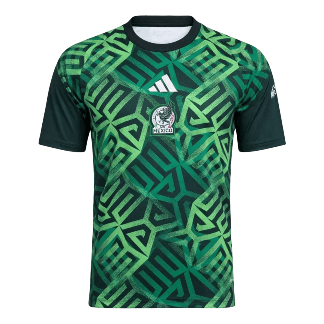 Mexico Pre-Match Soccer Jersey World Cup 2026 Green - gogoalshop