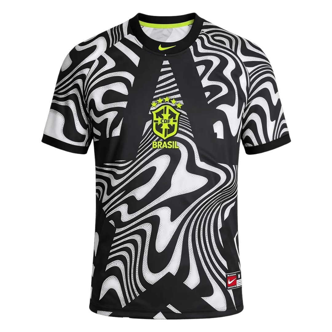 Brazil Hollywood Goalkeeper Jersey World Cup 2026 Black&White - gogoalshop