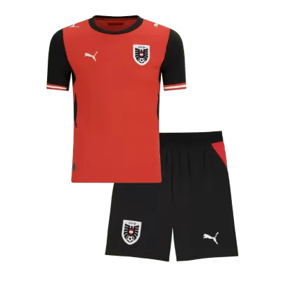 Austria Home Kids Soccer Jerseys Kit World Cup 2026 - gogoalshop