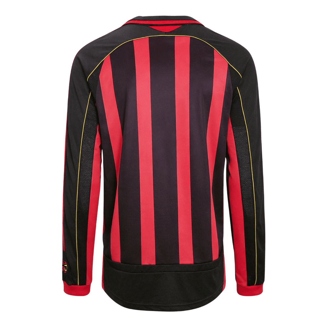 Retro Soccer Jersey AC Milan Home Long Sleeve 2006/07 - gogoalshop