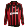 Retro Soccer Jersey MALDINI #3 AC Milan Home Long Sleeve 2006/07 - gogoalshop
