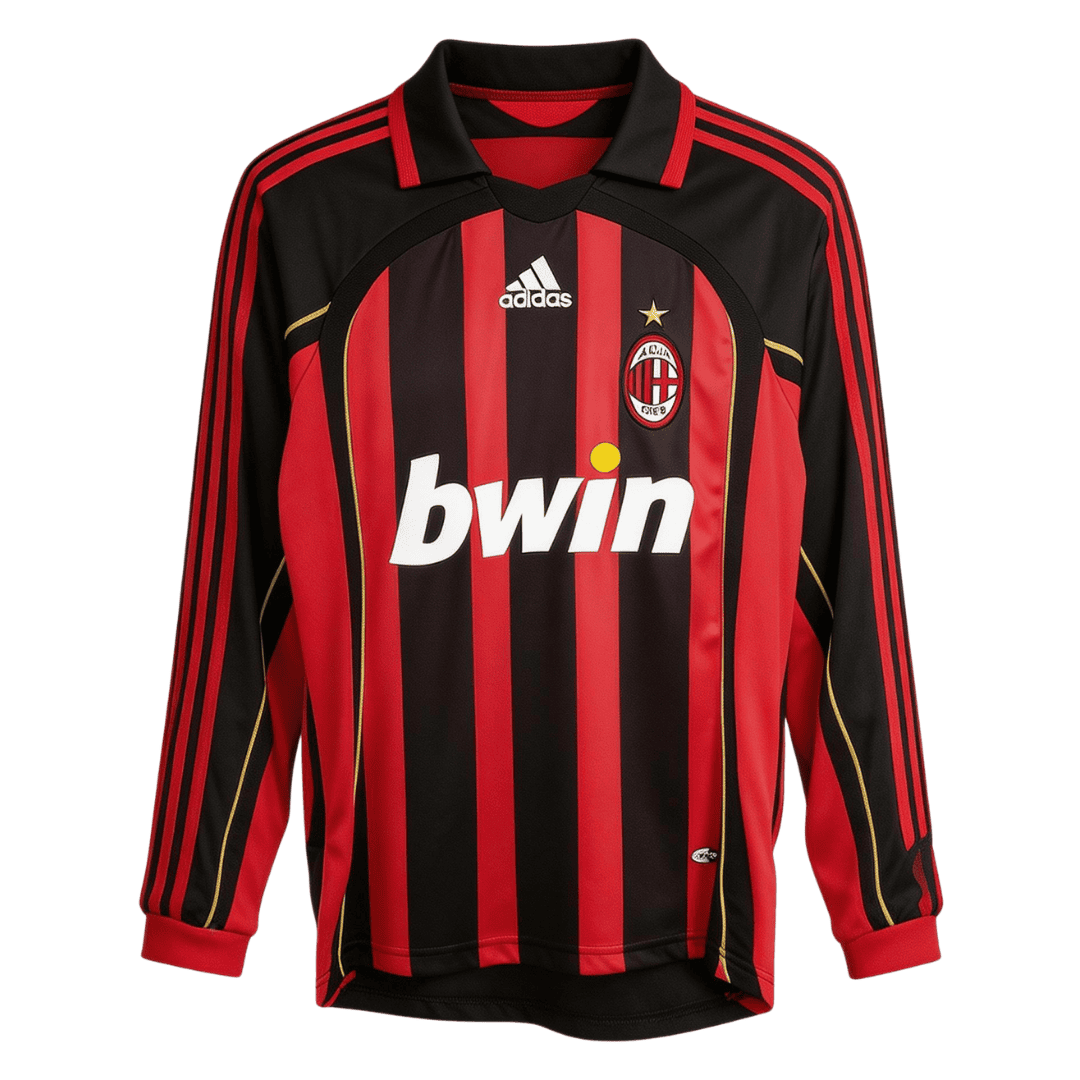 Retro Soccer Jersey RONALDO #99 AC Milan Home Long Sleeve 2006/07 - gogoalshop