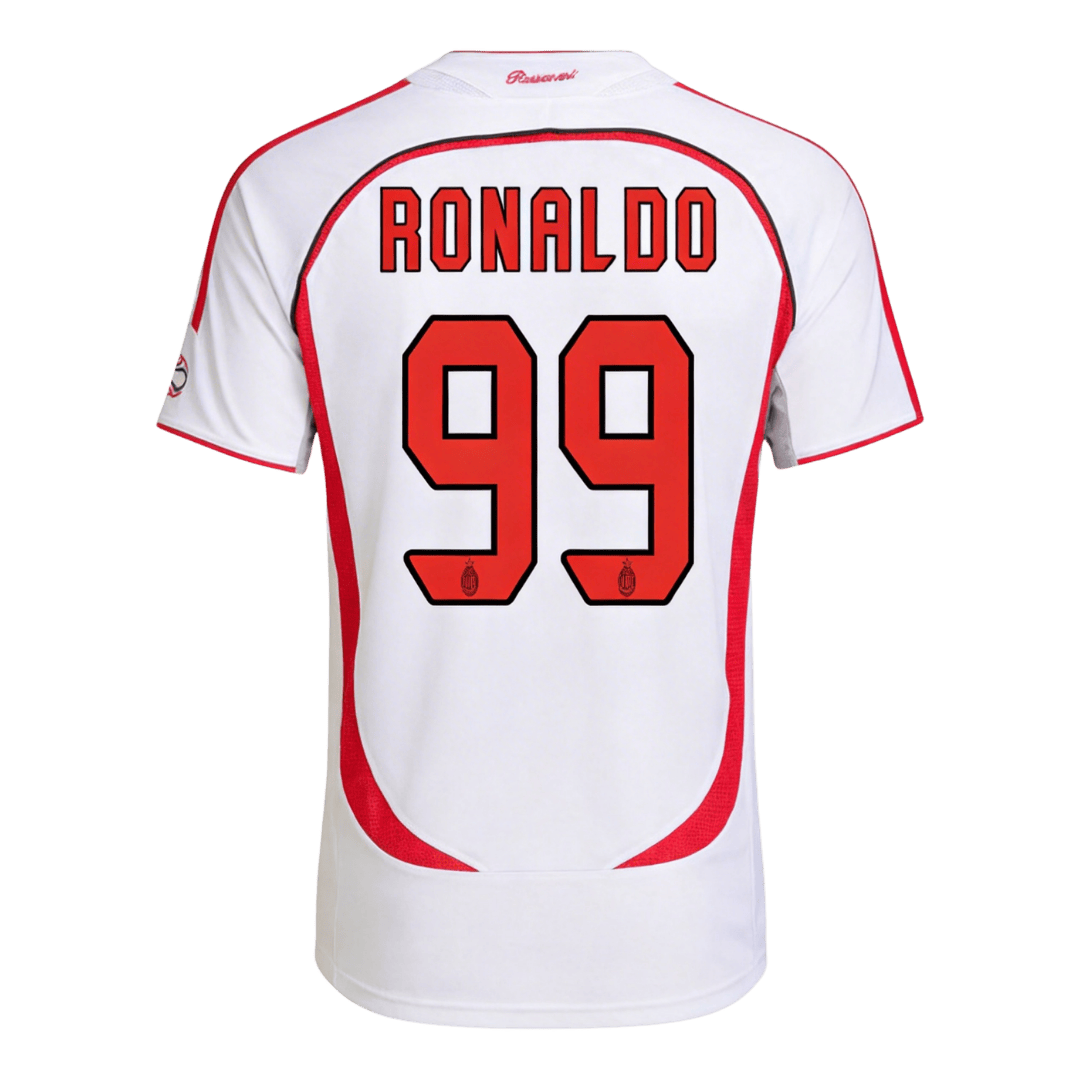 Retro Soccer Jersey RONALDO #99 AC Milan Away 2006/07 - UCL - gogoalshop