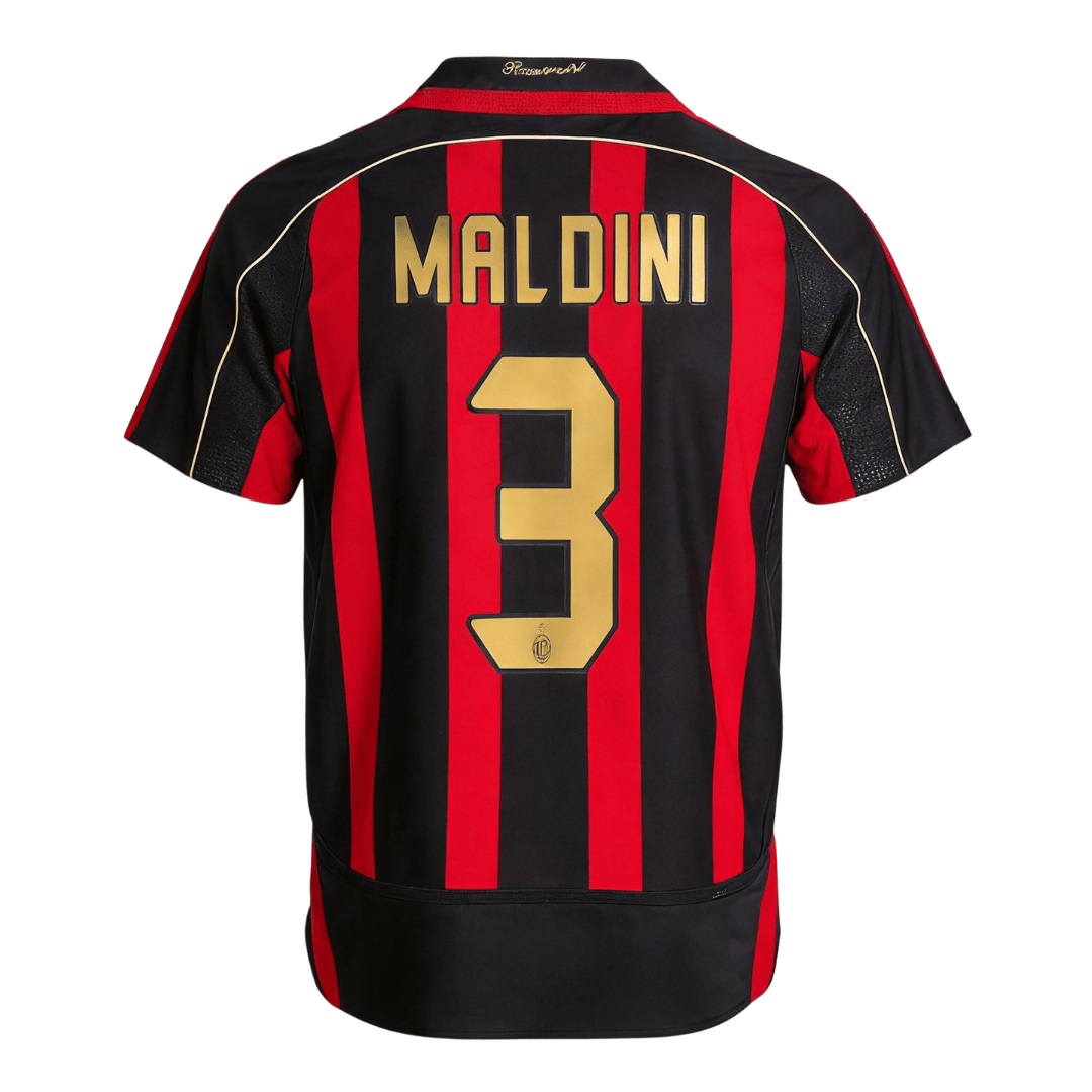 Retro Soccer Jersey MALDINI #3 AC Milan Home 2006/07 - gogoalshop