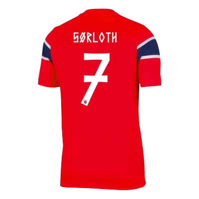 SØRLOTH #7 Norway Home Soccer Jersey World Cup 2026 - gogoalshop