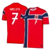 SØRLOTH #7 Norway Home Soccer Jersey World Cup 2026 - gogoalshop