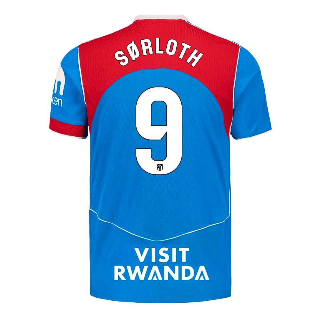 SØRLOTH #9 Atletico Madrid Third Away Player Version Jersey 2025/26 - gogoalshop