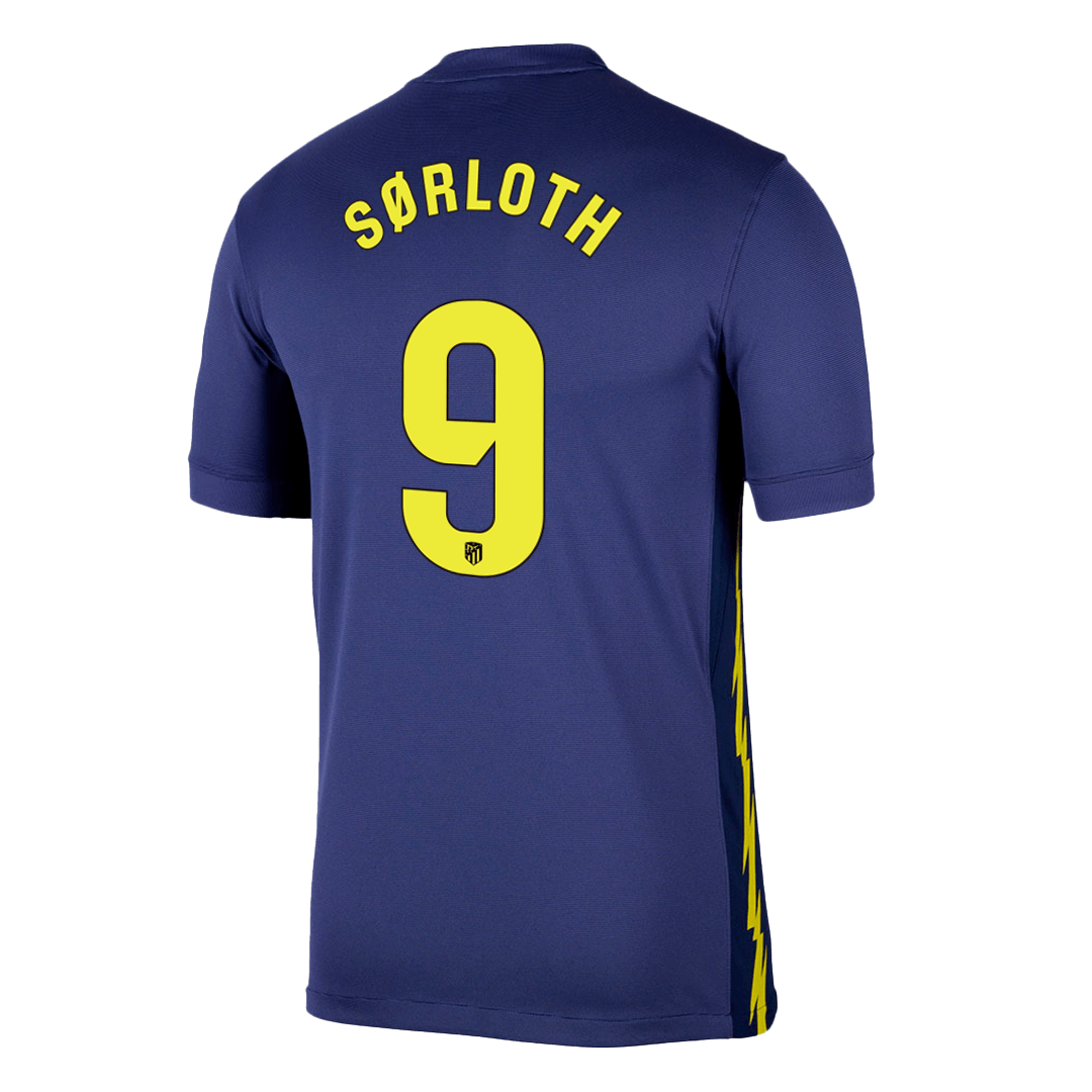 SØRLOTH #9 Atletico Madrid Away Soccer Jersey 2025/26 - gogoalshop