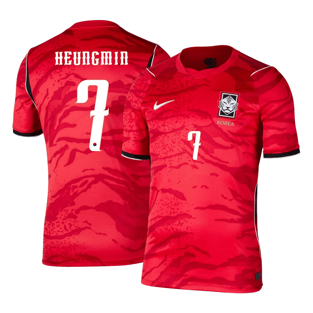 HEUNGMIN #7 South Korea Home Soccer Jersey World Cup 2026 - gogoalshop