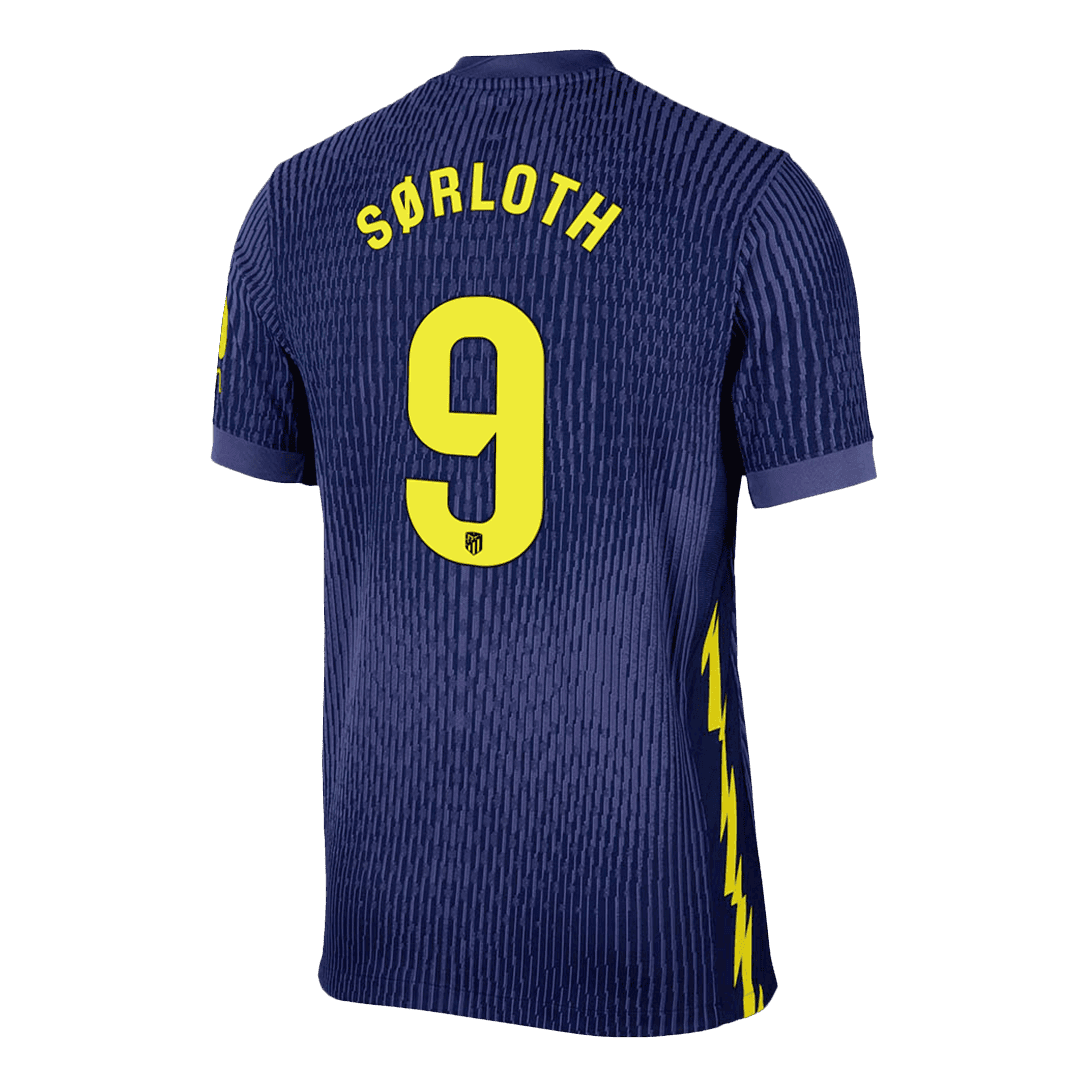 SØRLOTH #9 Atletico Madrid Away Player Version Jersey 2025/26 - gogoalshop