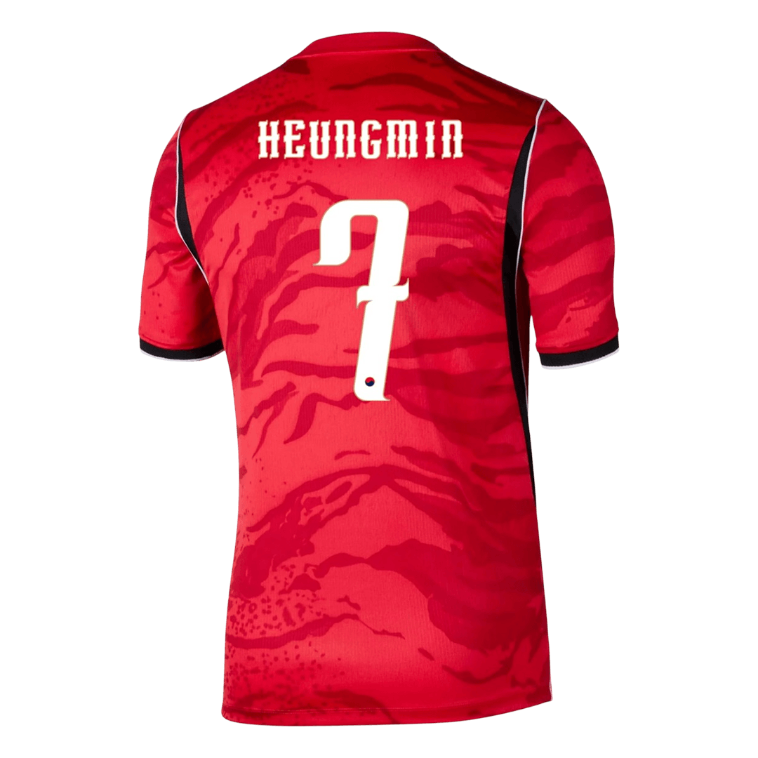 HEUNGMIN #7 South Korea Home Soccer Jersey World Cup 2026 - gogoalshop