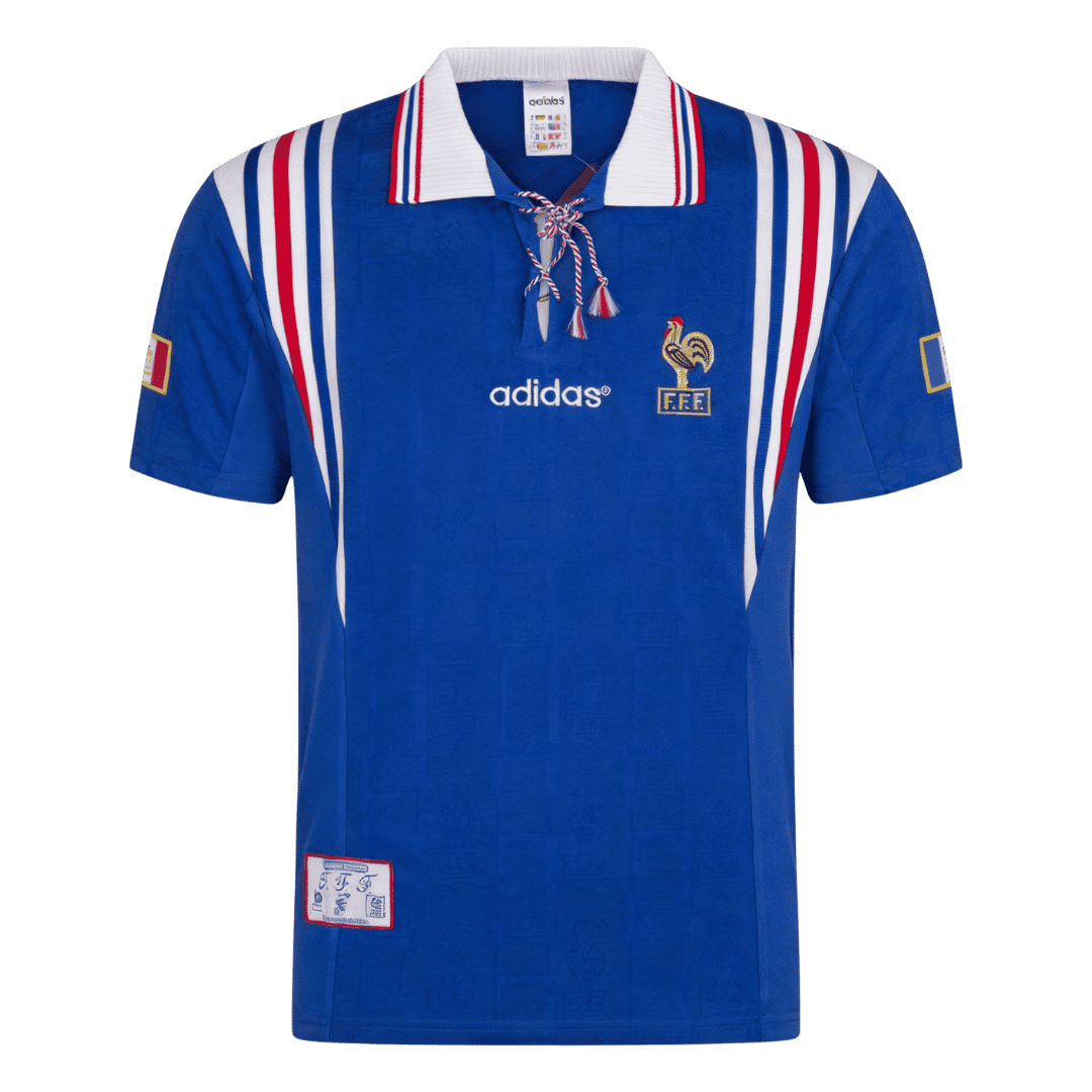 Retro Soccer Jersey France Home Euro Cup 1996 - gogoalshop