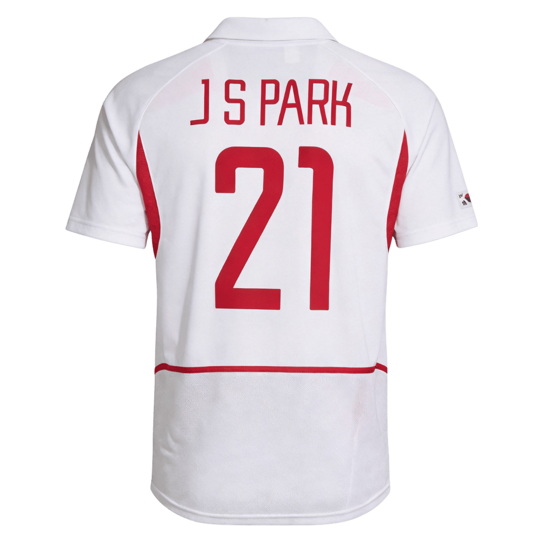 Retro Jersey J S Park #21 South Korea Away World Cup 2002 - gogoalshop