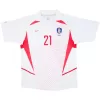 Retro Jersey J S Park #21 South Korea Away World Cup 2002 - gogoalshop