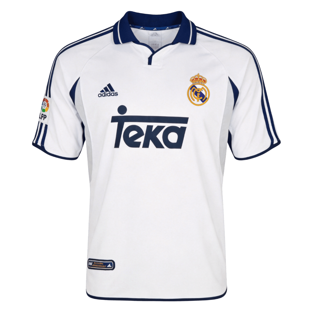 Retro Soccer Jersey Real Madrid Home 2000/01 - gogoalshop