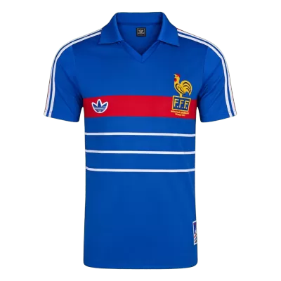 Retro Soccer Jersey France Home 1984 - gogoalshop