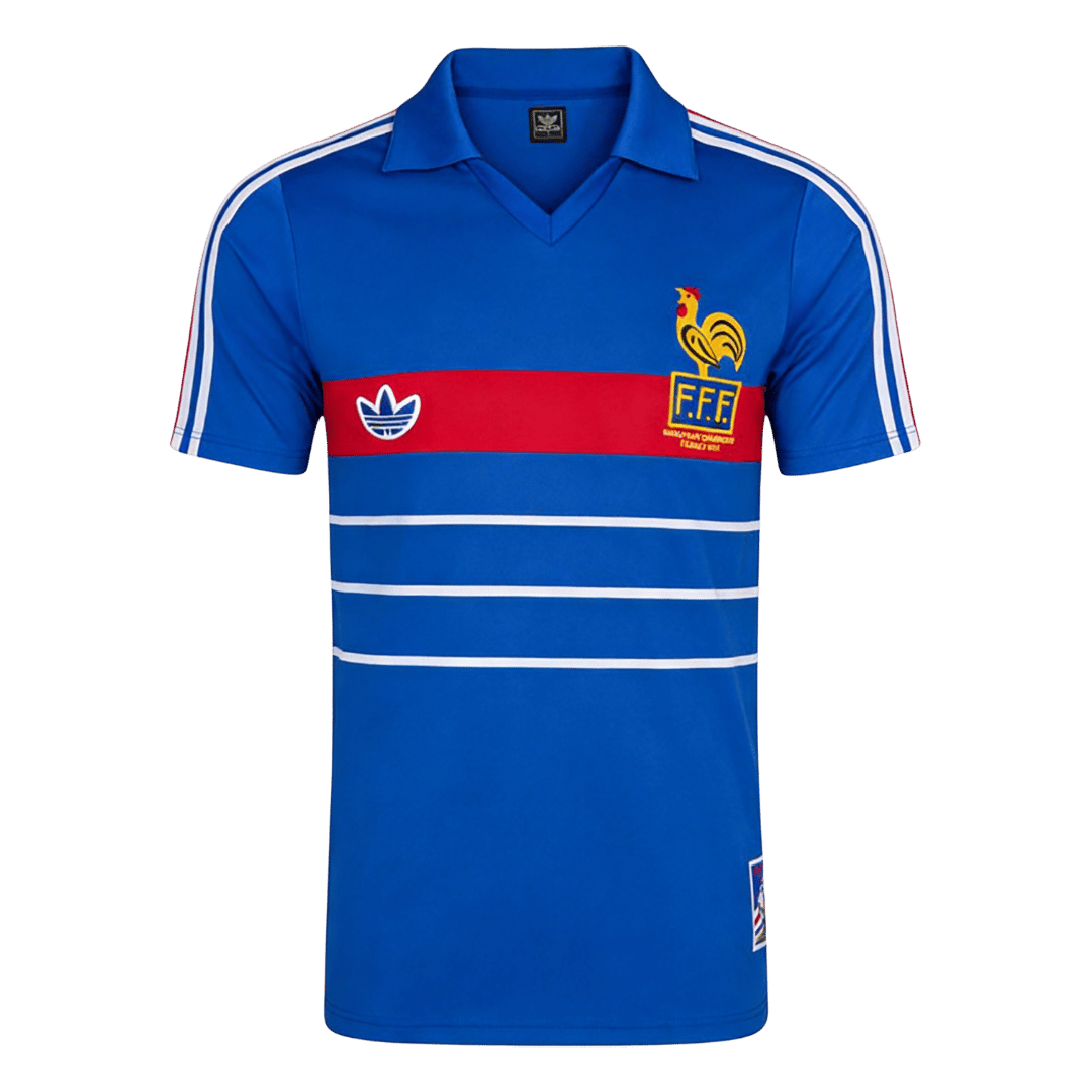 Retro Soccer Jersey France Home 1984 - gogoalshop