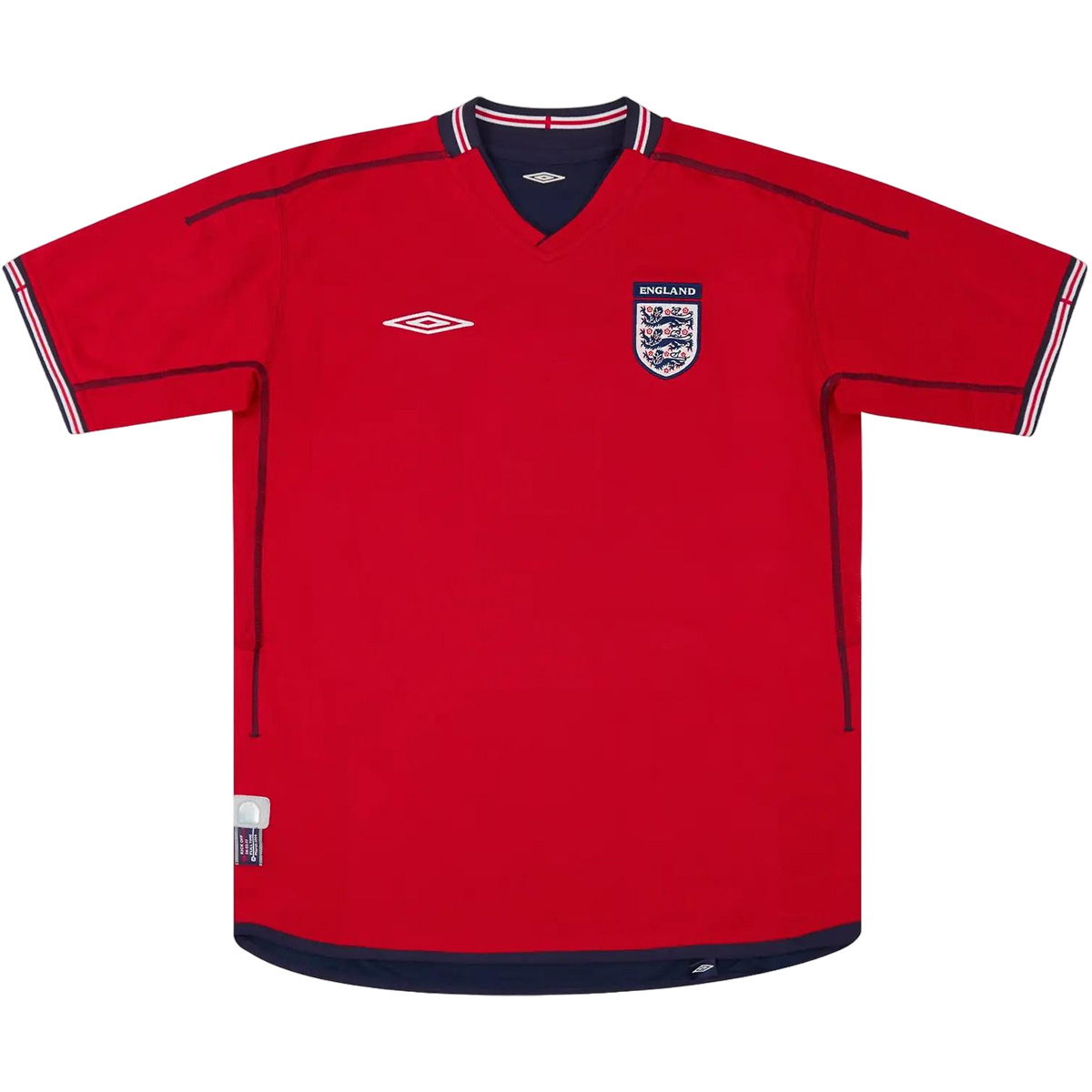 Retro Soccer Jersey England Away World Cup 2002 - gogoalshop
