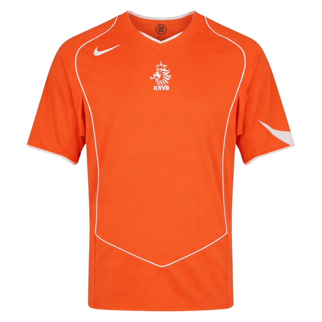 Retro Soccer Jersey Netherlands Home 2004 - gogoalshop