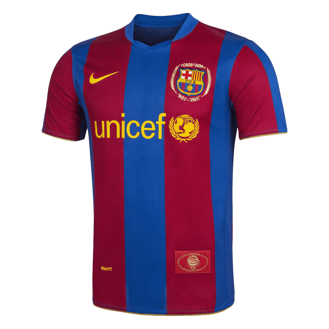 Retro Soccer Jersey Barcelona Home 2007/08 - gogoalshop