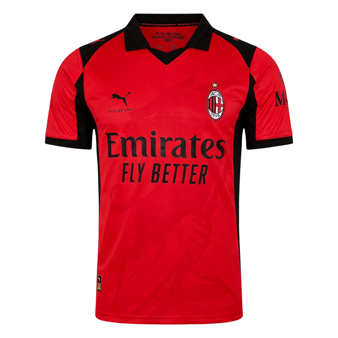 AC Milan x Slam Jam Jersey 2025/26 Red - gogoalshop