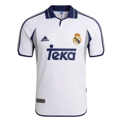 Retro Soccer Jersey Real Madrid Home 2000/01 - gogoalshop