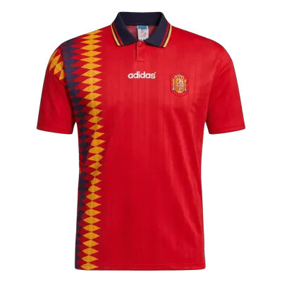 Retro Soccer Jersey Spain Home World Cup 1994 - gogoalshop
