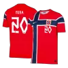 NUSA #20 Norway Home Soccer Jersey World Cup 2026 - gogoalshop