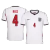 RICE #4 England Home Soccer Jersey World Cup 2026 - gogoalshop
