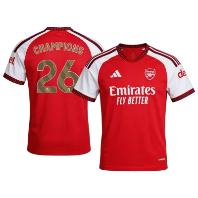 CHAMPIONS #26 Arsenal Home Soccer Jersey 2026/27 - gogoalshop